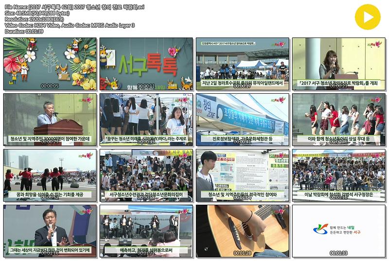 [2017 서구톡톡 62회] 2017 청소년 창의 진로 박람회 사진
